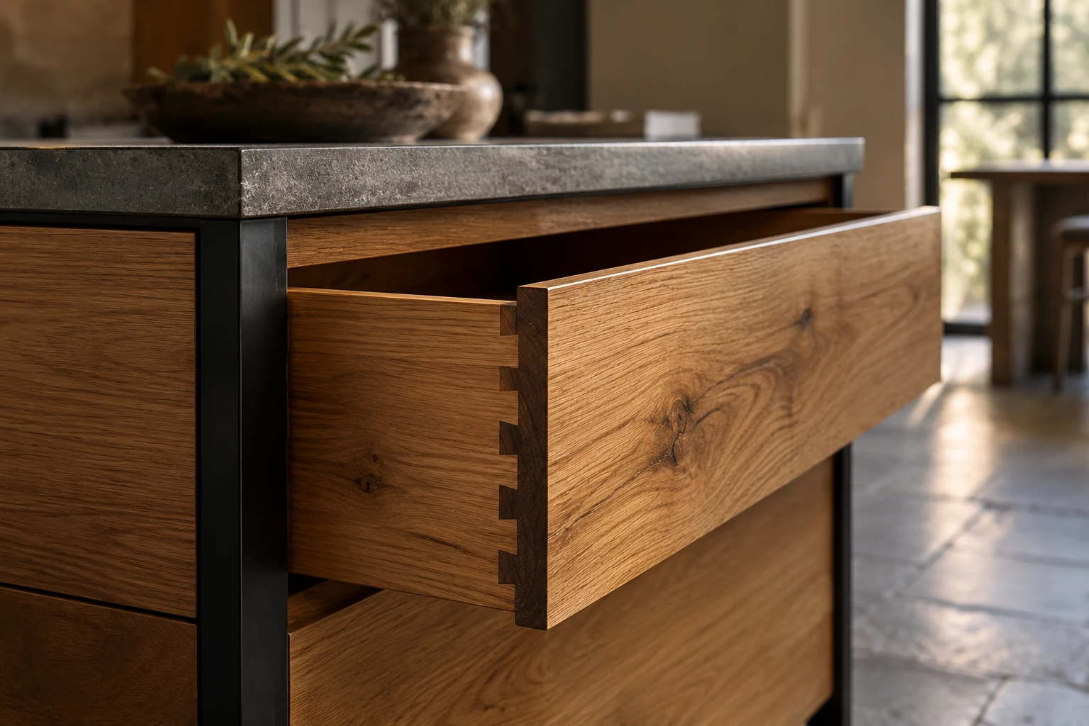 Illustrative timber joinery joint, fitting or edge detail