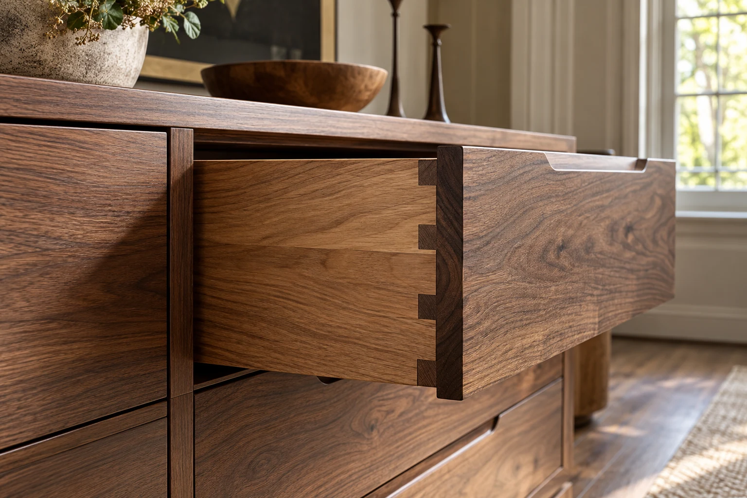 Illustrative timber joinery joint, fitting or edge detail