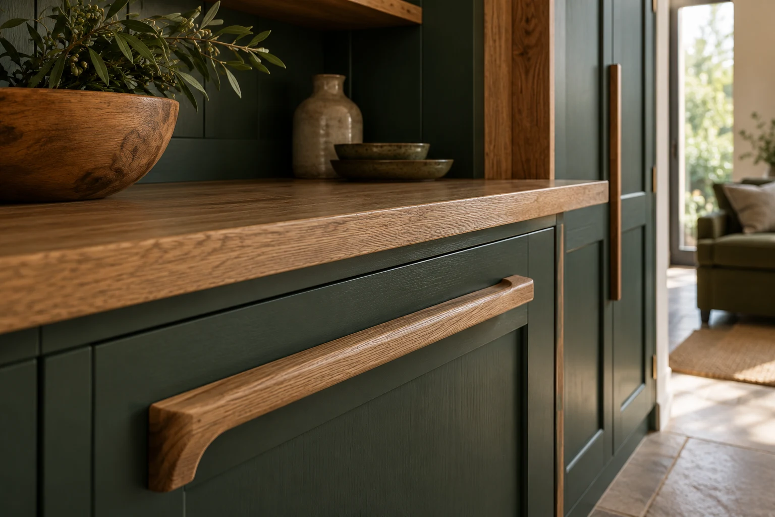 Illustrative timber joinery joint, fitting or edge detail