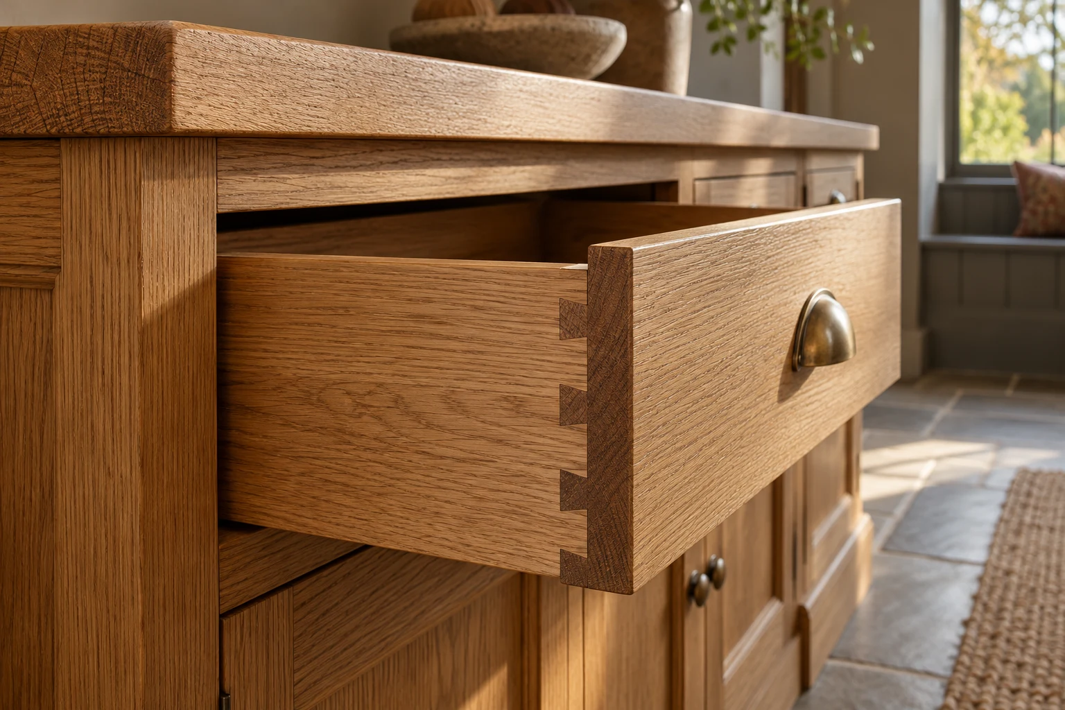Illustrative timber joinery joint, fitting or edge detail