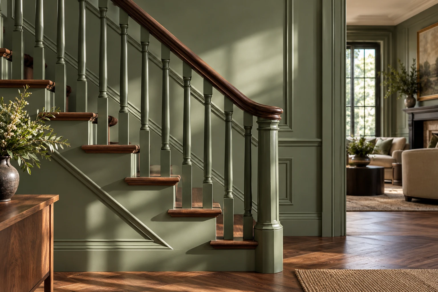 Illustrative painted joinery and surface finish detail