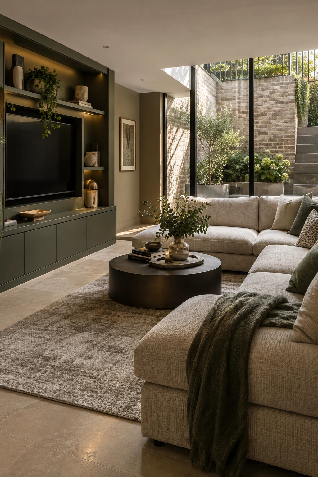 Illustrative basement conversion scene in a London property