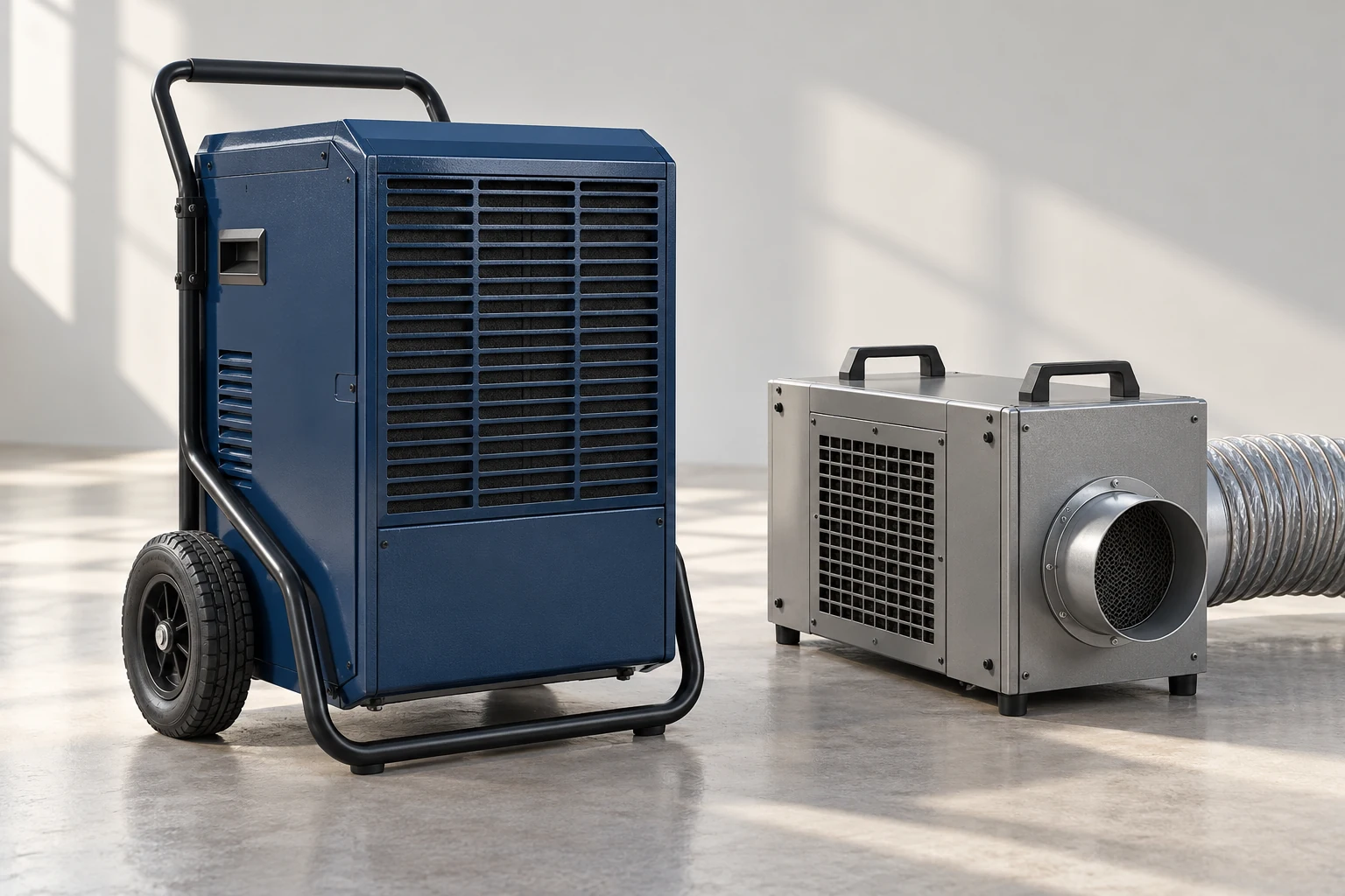 Illustrative generic refrigerant and desiccant equipment forms, not company stock